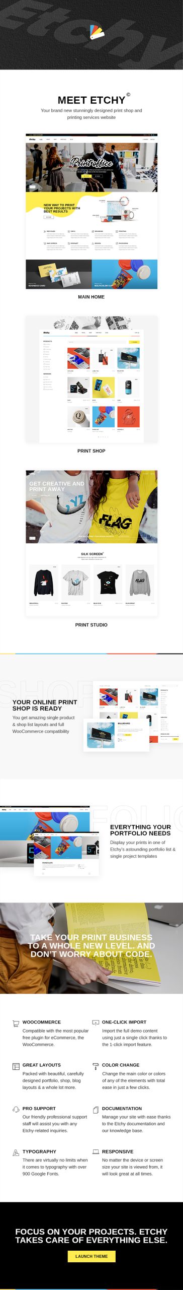 Etchy – Print Shop WordPress主题