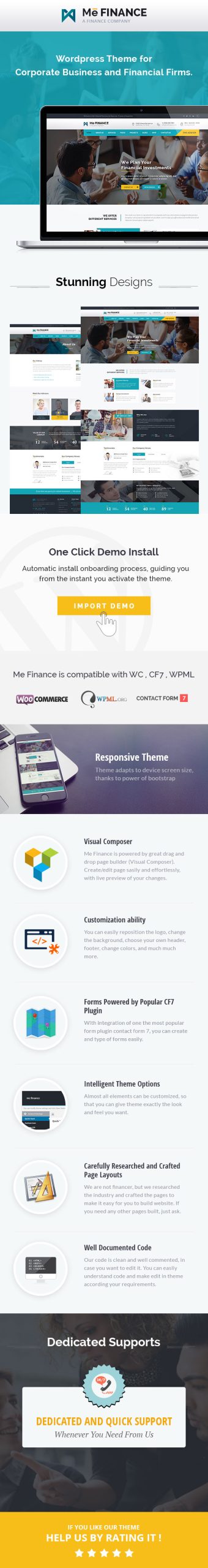 Me Finance – Business and Consulting WordPress Theme