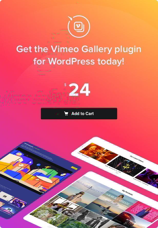 Vimeo图库-WordPress Vimeo插件
