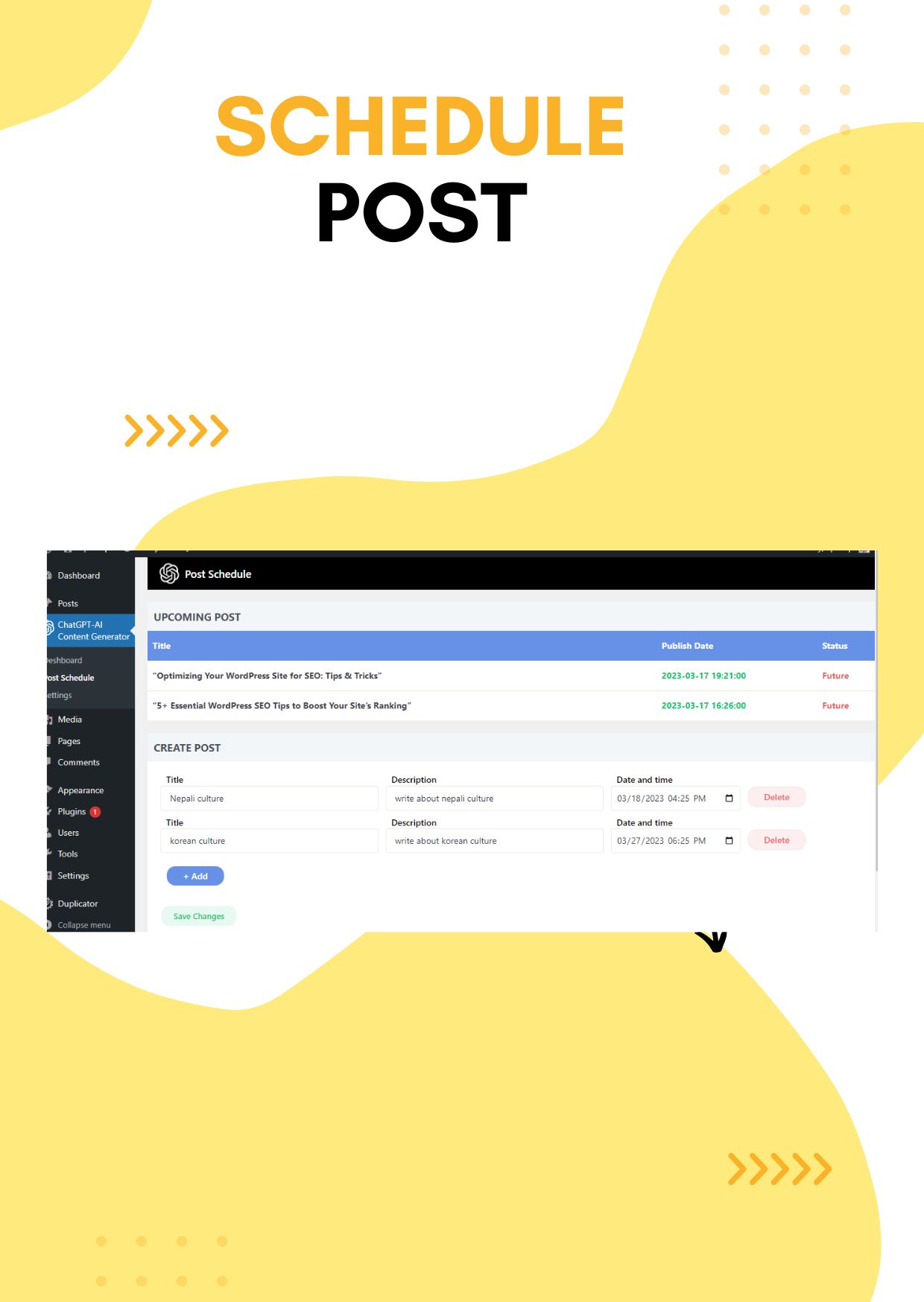 ChatGPT-AI内容生成器WordPress