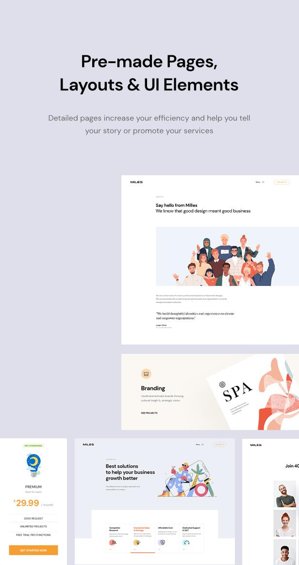 Miles – Creative Portfolio & Agency WordPress Theme