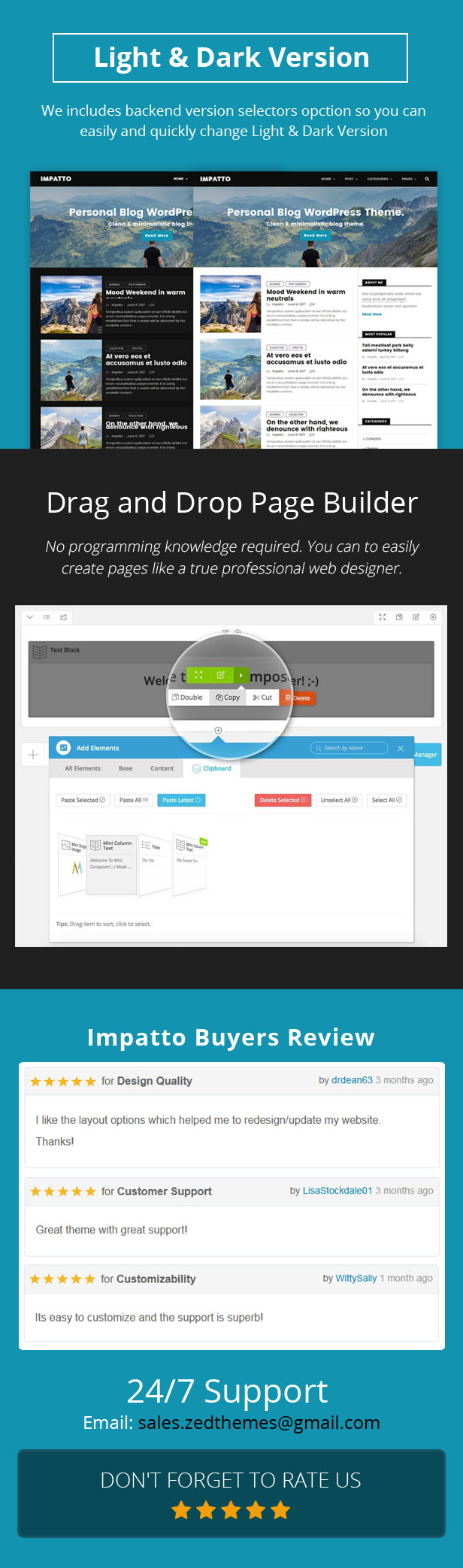 Impatto – Personal Blog WordPress Theme.