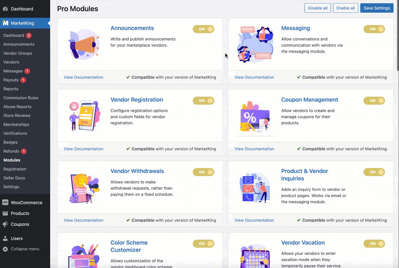 MarketKing-WooCommerce的终极多供应商市场插件