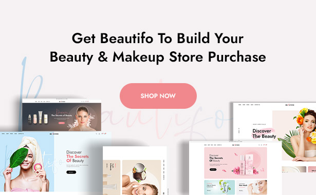 Beautifo -美容化妆品店WooCommerce WordPress主题