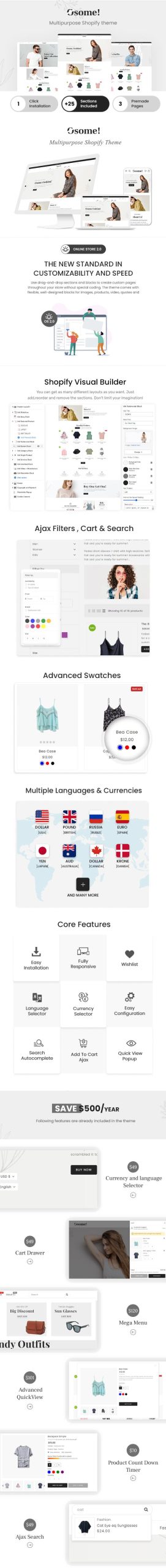 Osome -多用途Shopify主题