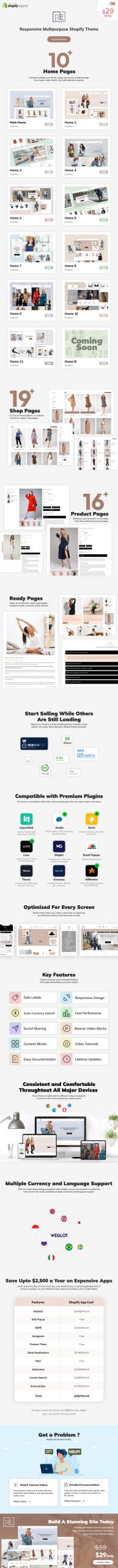 Reeta -多用途2.0 Shopify