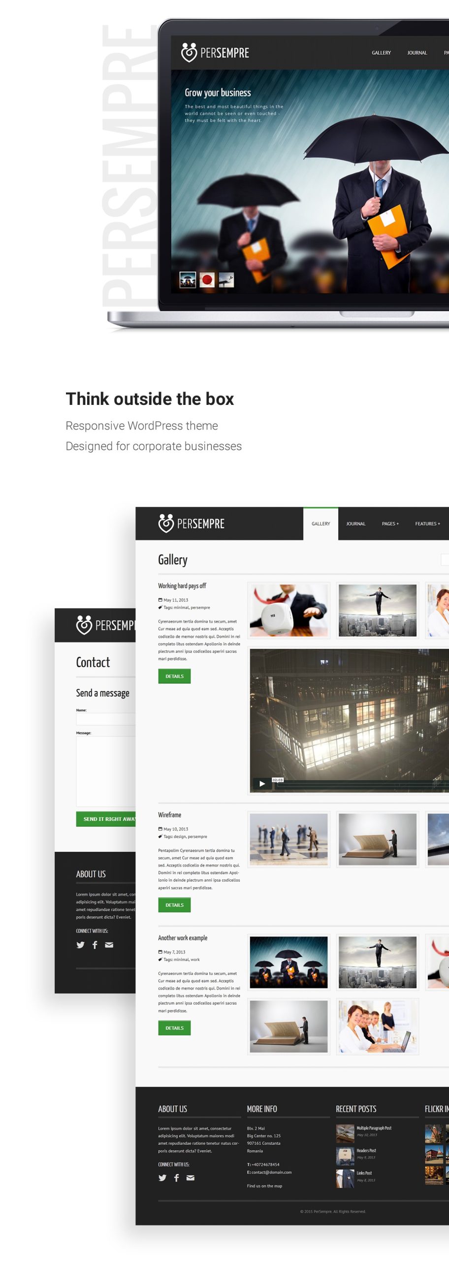 PerSempre – Responsive WordPress Theme For Your Business