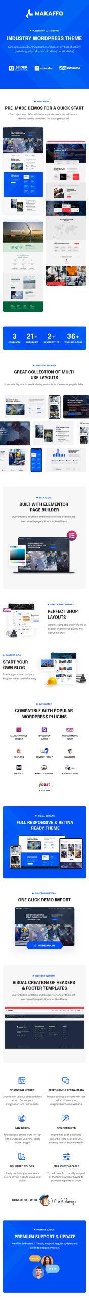 Makaffo | Industry & Factory WordPress Theme