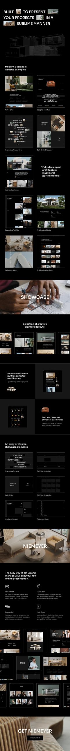 Niemeyer – Architecture and Interior Design Theme