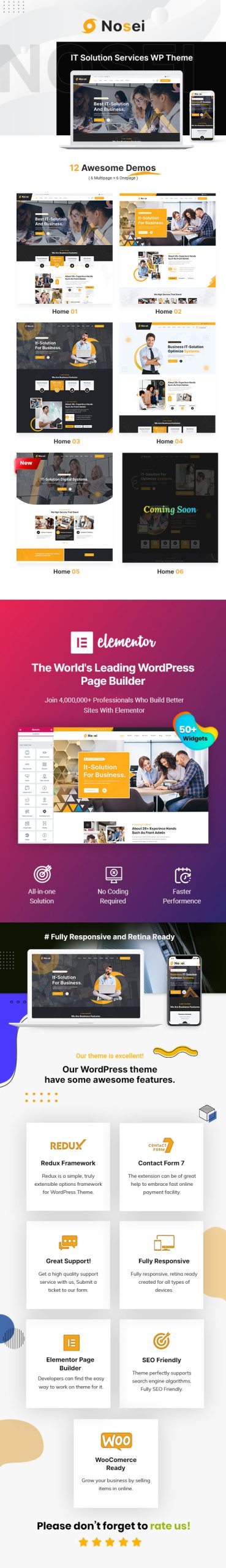 Nosei – IT Solutions & Services Theme