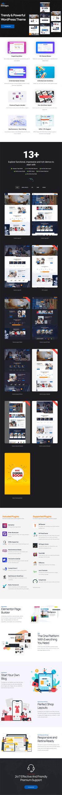 Immigro – Immigration Visa Consulting WordPress