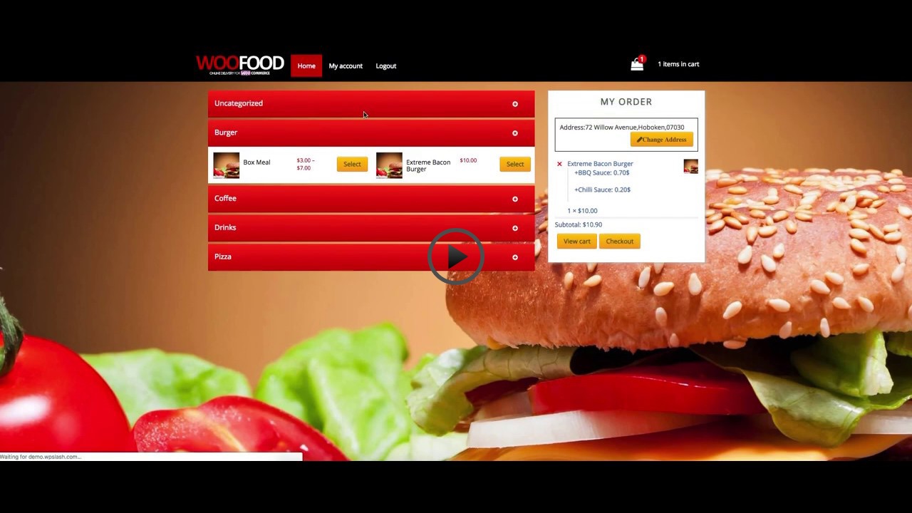 WooFood -适合WordPress的食品订购插件（送货和提货）