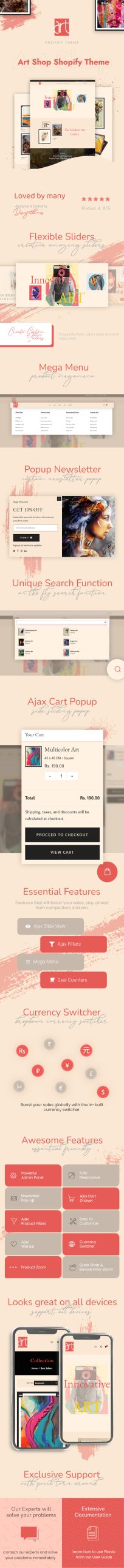 Multi Art – Shopify Art Store主题