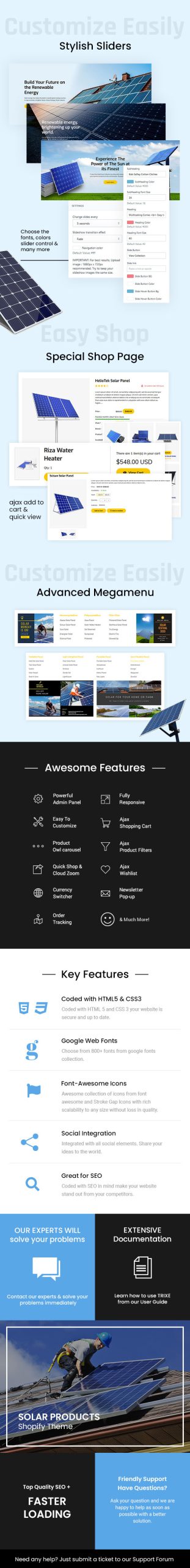Trixe – Solar Responsive Shopify模板