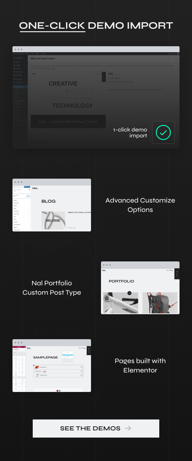 Nal – Creative Portfolio WordPress Theme