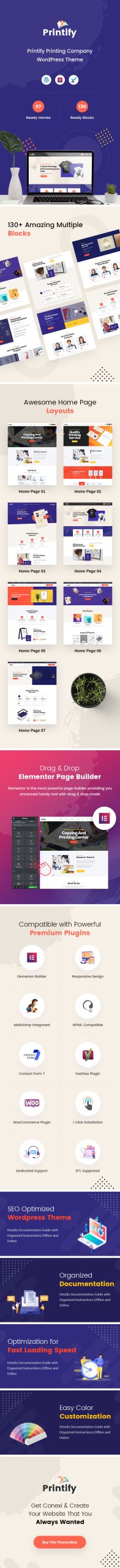 Printify – Printing Company WordPress Theme + RTL