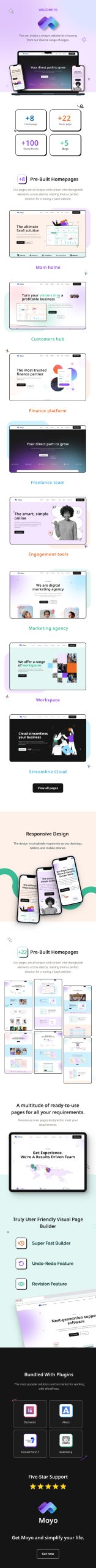 Moyo – SAAS Landing Page