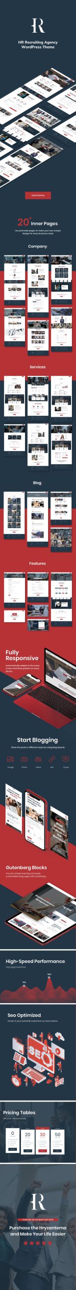 Hryzantema – Human Resources & Recruiting WordPress