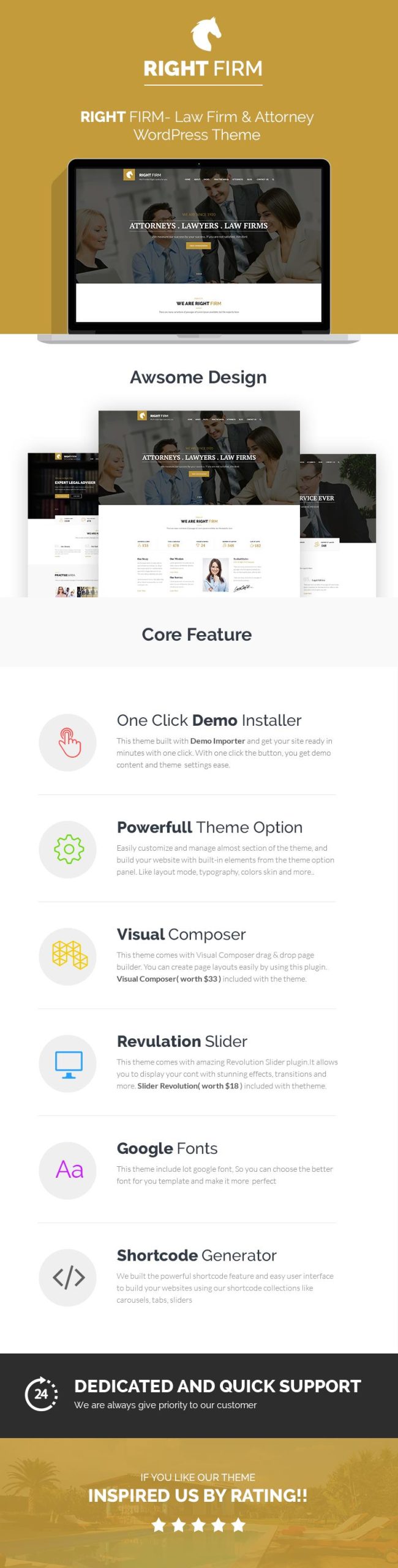 Right Firm- Law Firm WordPress Theme