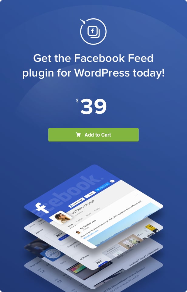 Facebook Feed-C WordPress Facebook插件