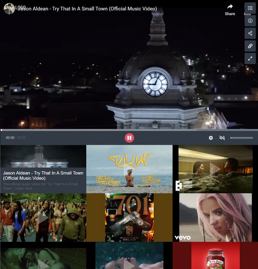 Modern Video Player for WordPress