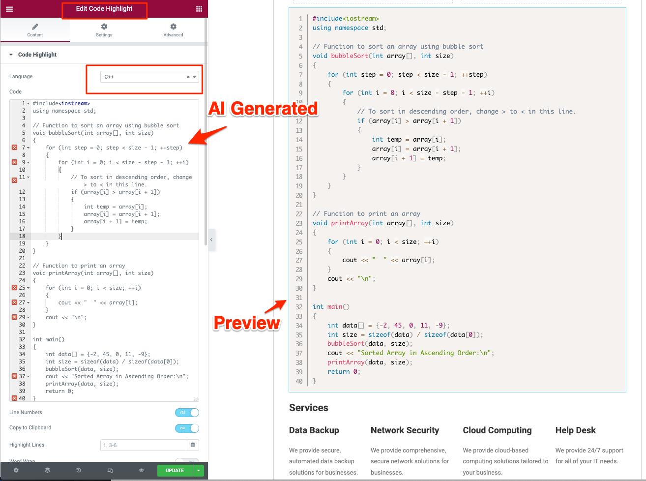 Elementor的AI助手-OpenAI GPT