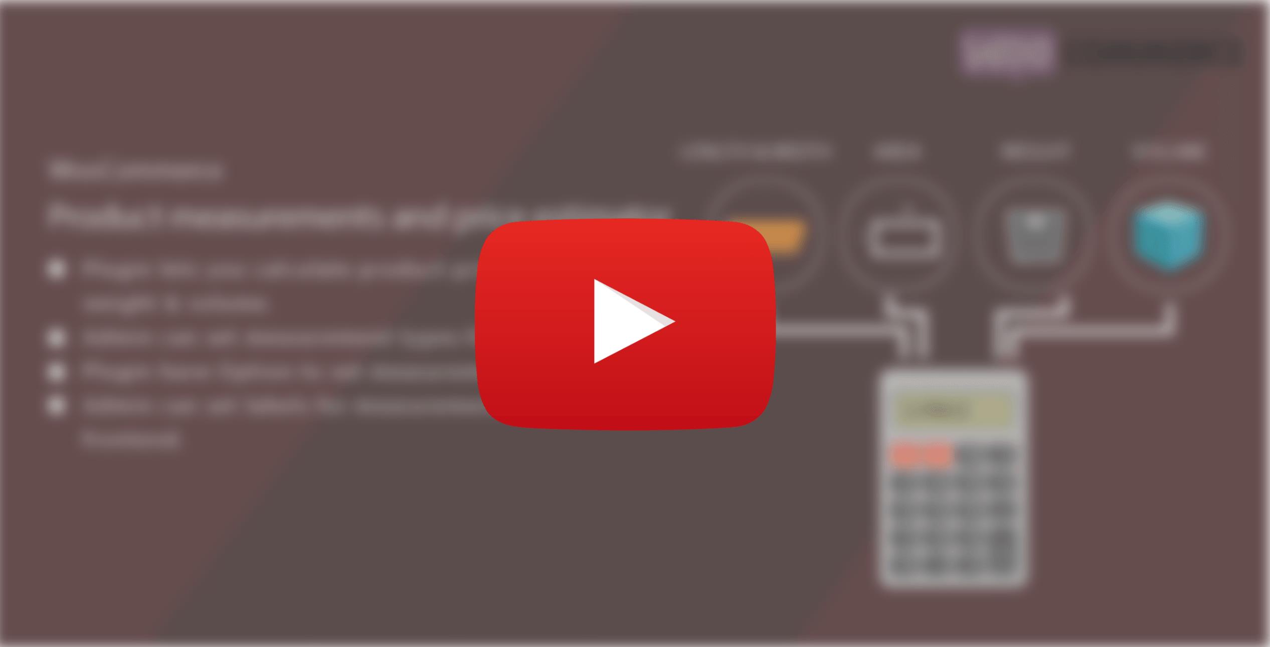 WordPress WooCommerce测量价格估计器