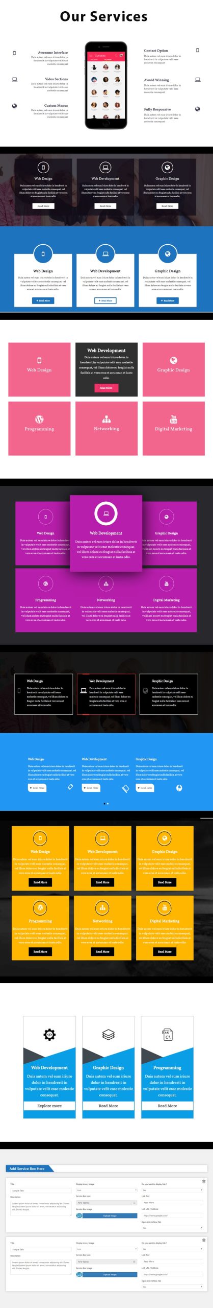 Services Showcase WordPress插件