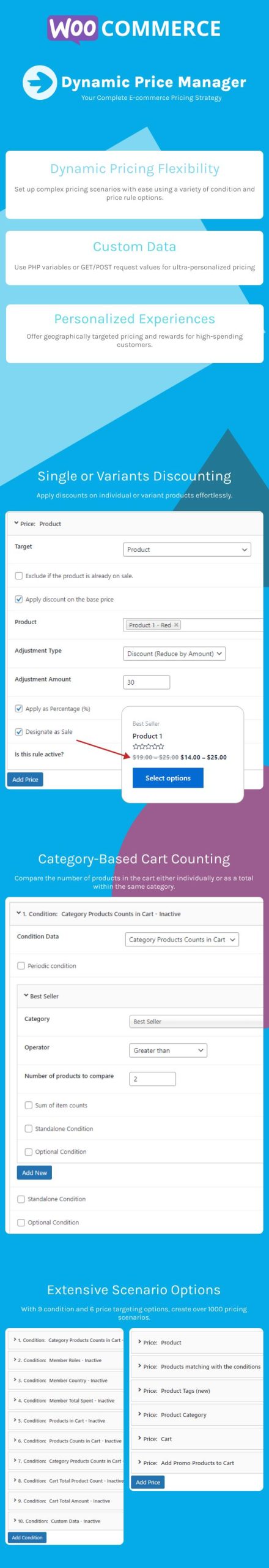 WooCommerce动态价格管理器-批发定价和批量折扣