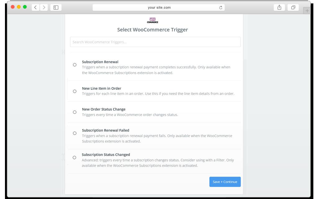 WooCommerce Zapier扩展、一体化Zapier集成插件