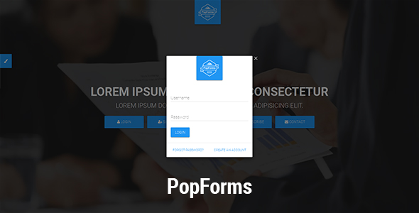 PopForms|材料设计WordPress模式表单集